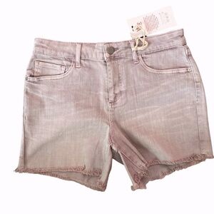 Fresh Produce Wash Lab Martha Standard Grace Cut Off Shorts Lilac Rose Pink $65
